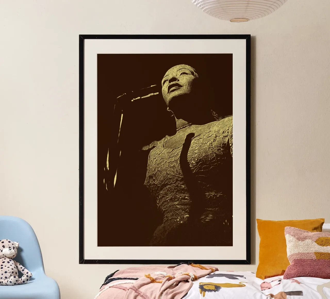 Note di dolore e potere poster da singpentinksale