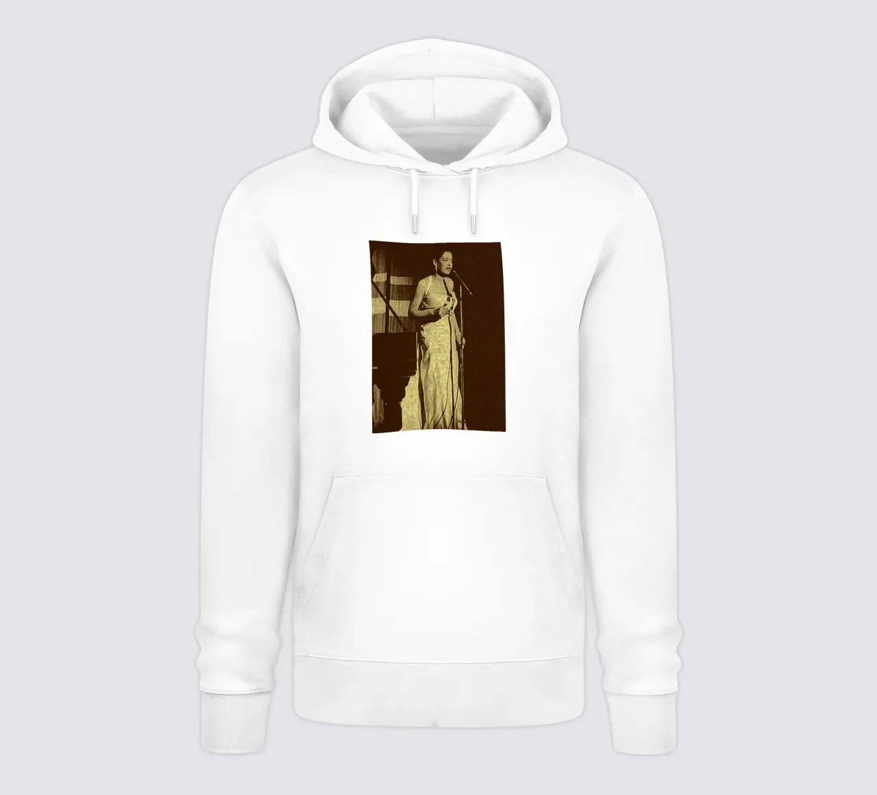 Sagome della canzone felpa con cappuccio da singpentinksale