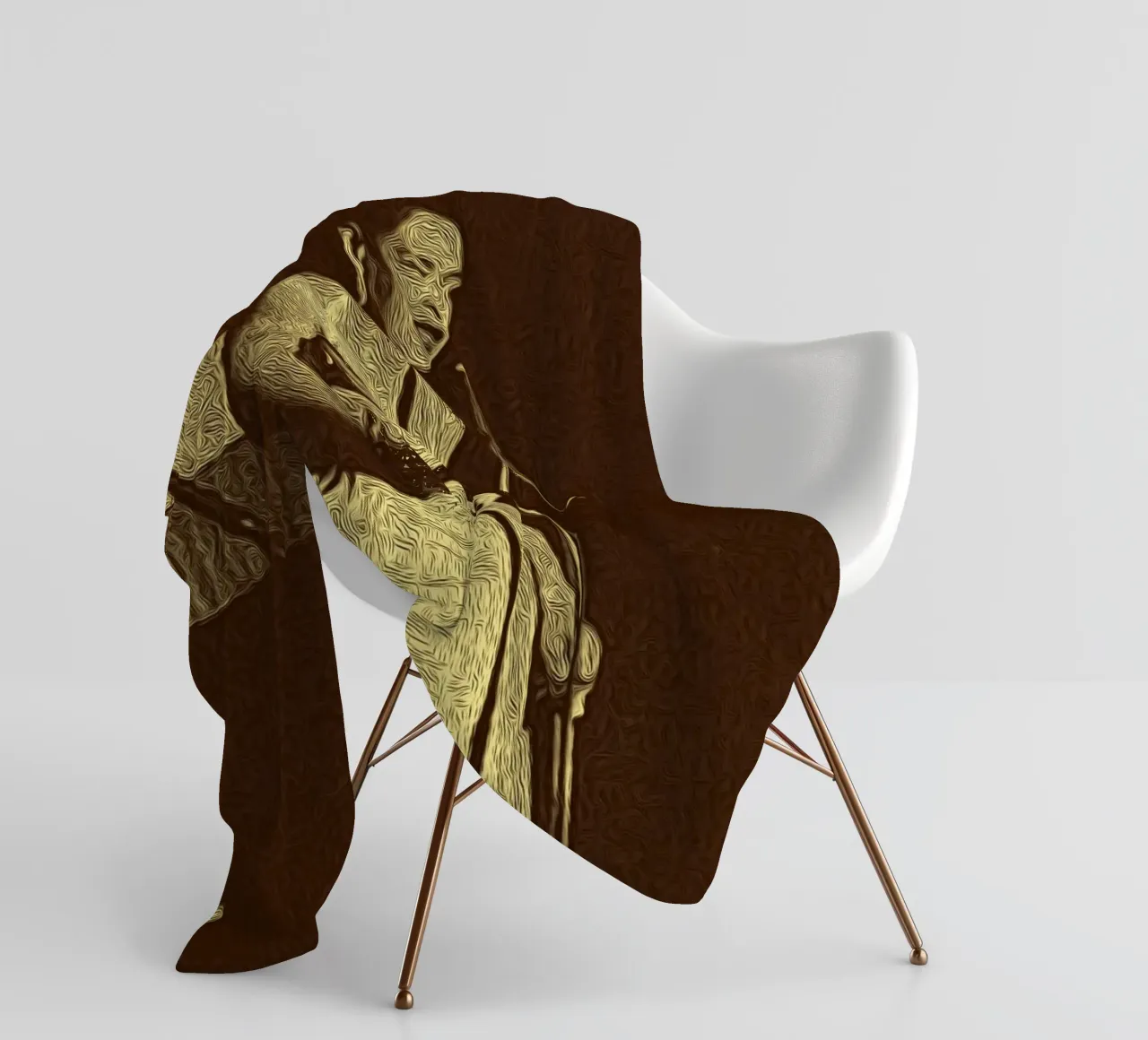 Sagome della canzone coperta in pile da singpentinksale