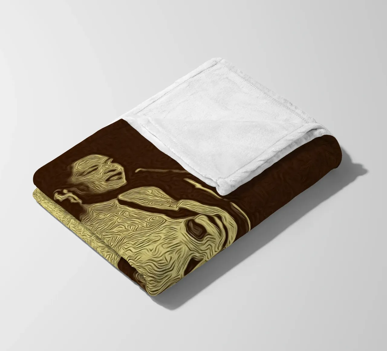 Sagome della canzone coperta in pile da singpentinksale