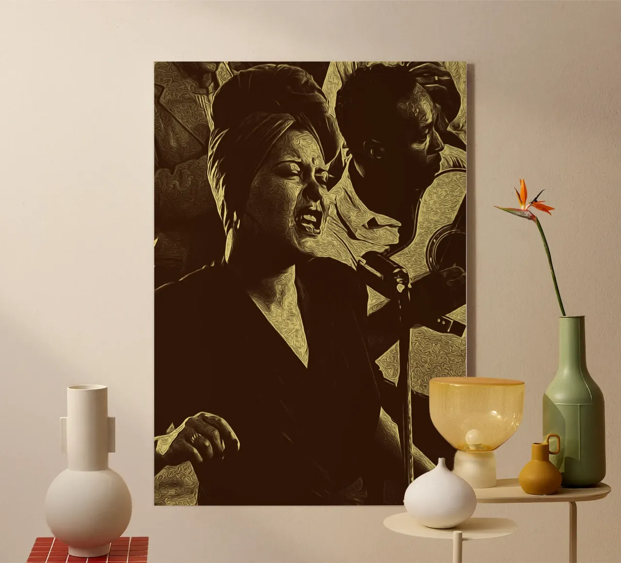 Furia del Blues plexiglass da singpentinksale