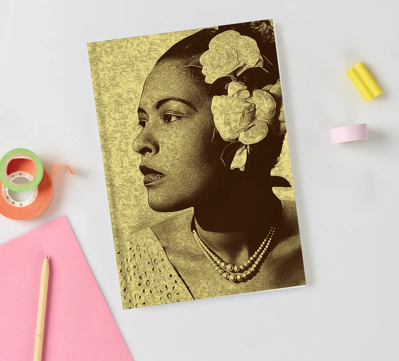 Profile of a Queen notebook by singpentinksale