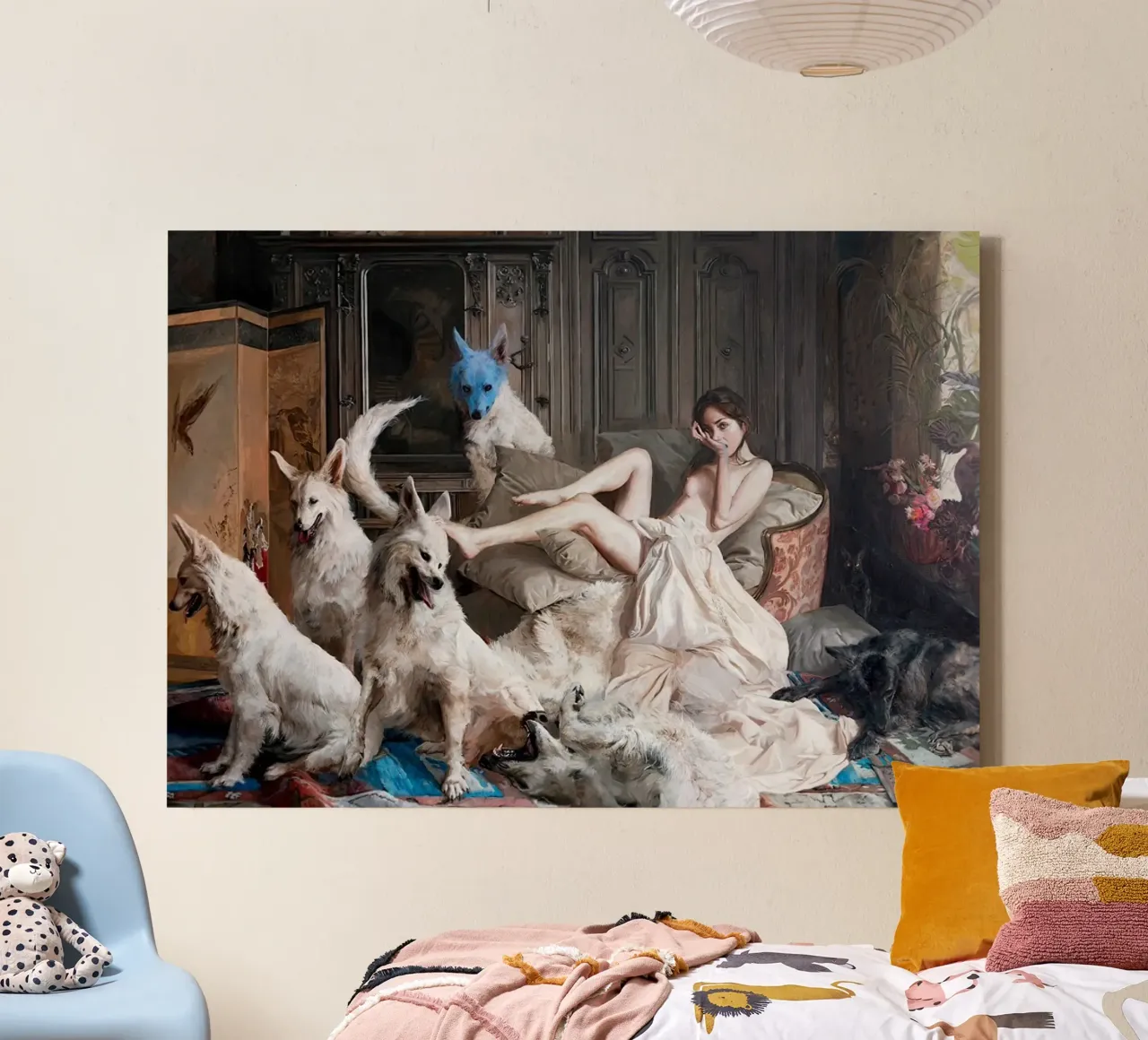 guillermo lorca art tela con Cornice a cassetta da ARKZ