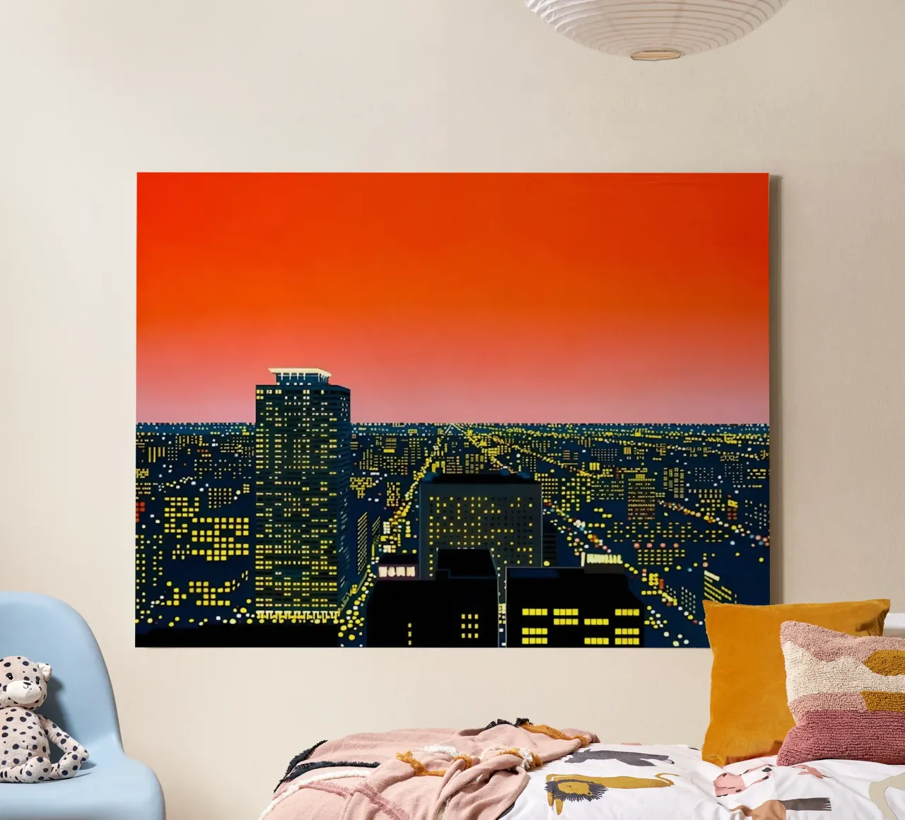 hiroshi nagai art tela con Cornice a cassetta da Best Selling