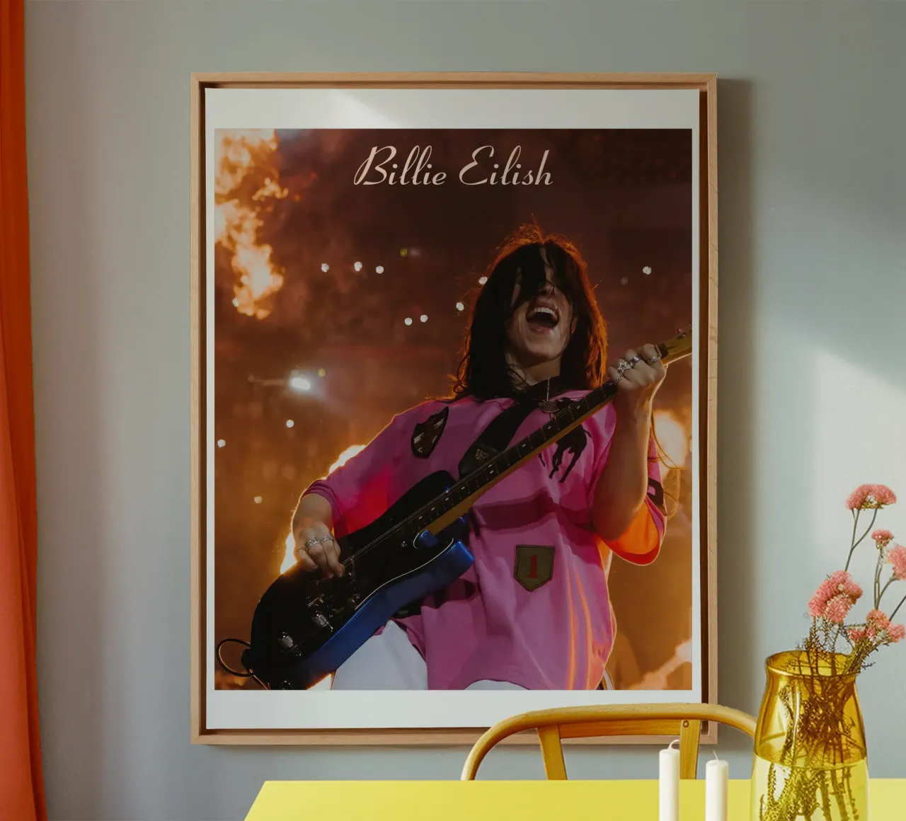 Billie Eilish Perform 051 canvas by AudioLibrary