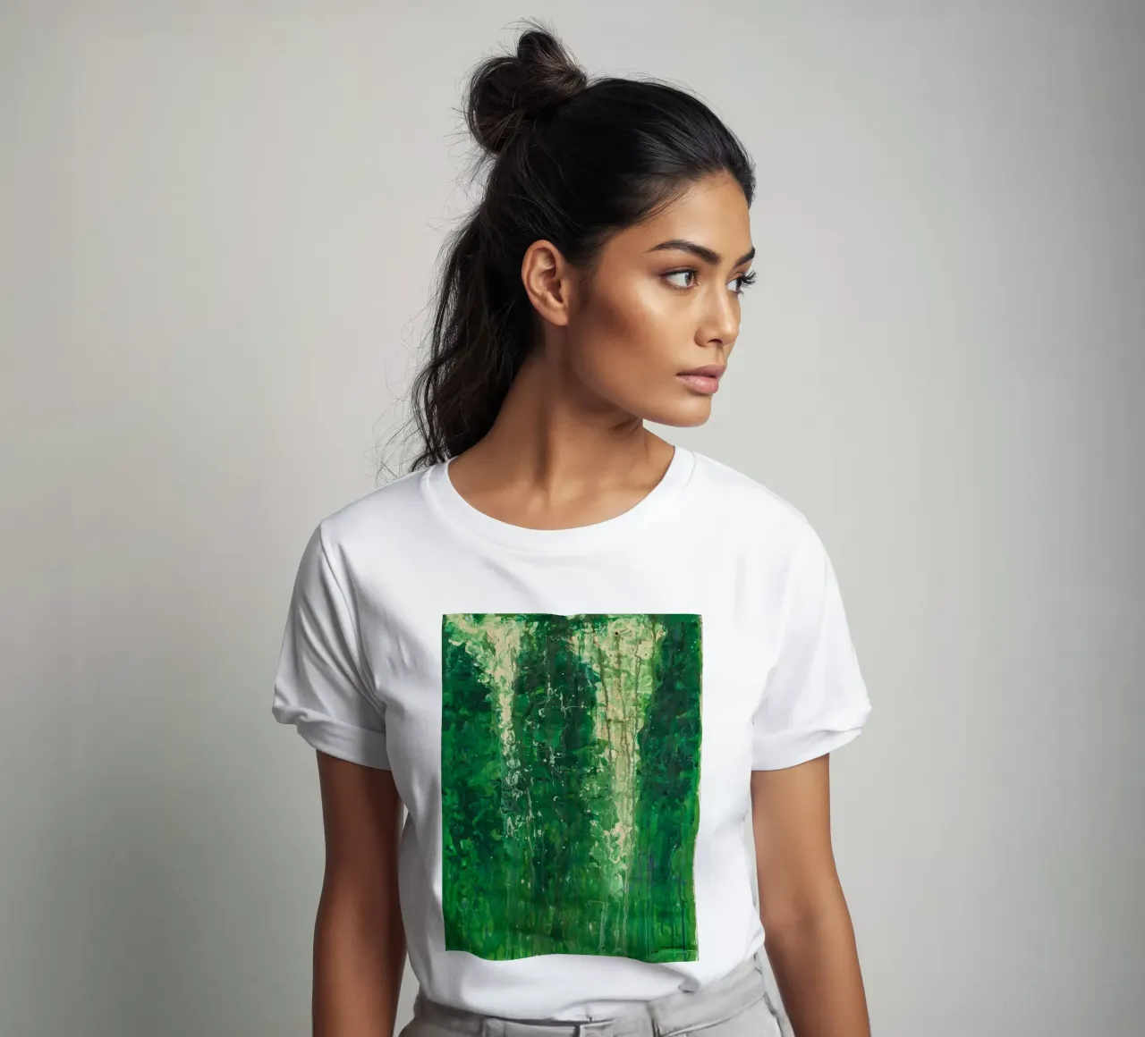 Verde dipinto - Cy Twombly t-shirt da Albertopant