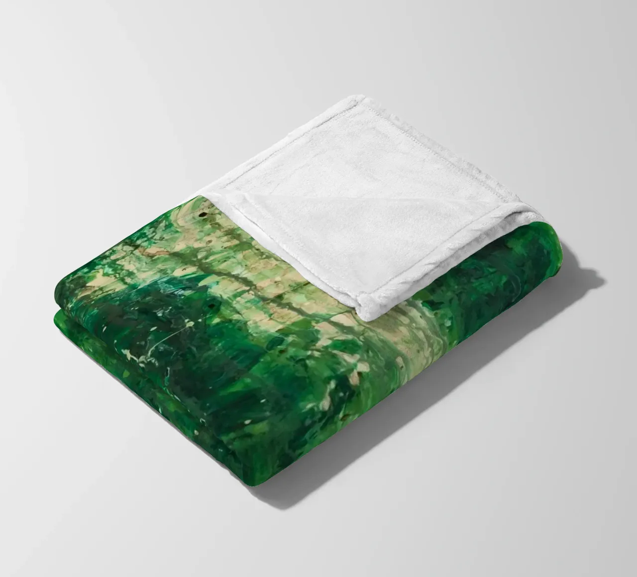 Verde dipinto - Cy Twombly coperta in pile da Albertopant
