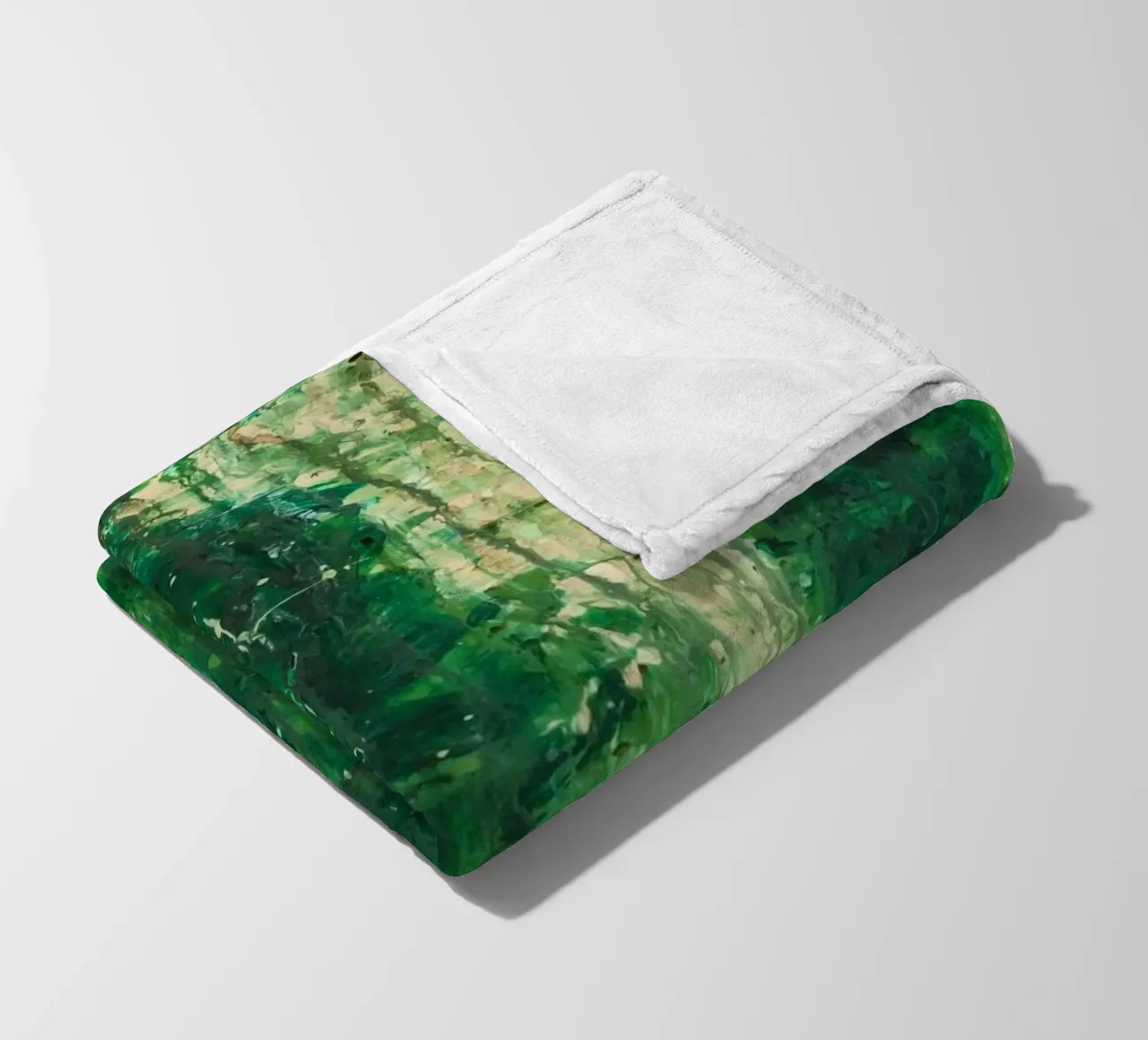 Verde dipinto - Cy Twombly coperta in pile da Albertopant