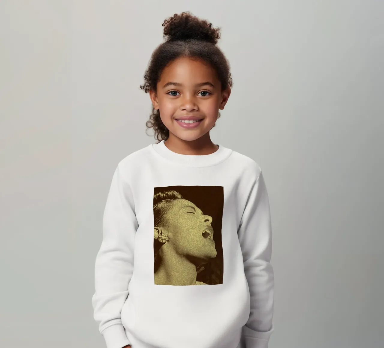 Ombre di una cantante felpa bambino da singpentinksale