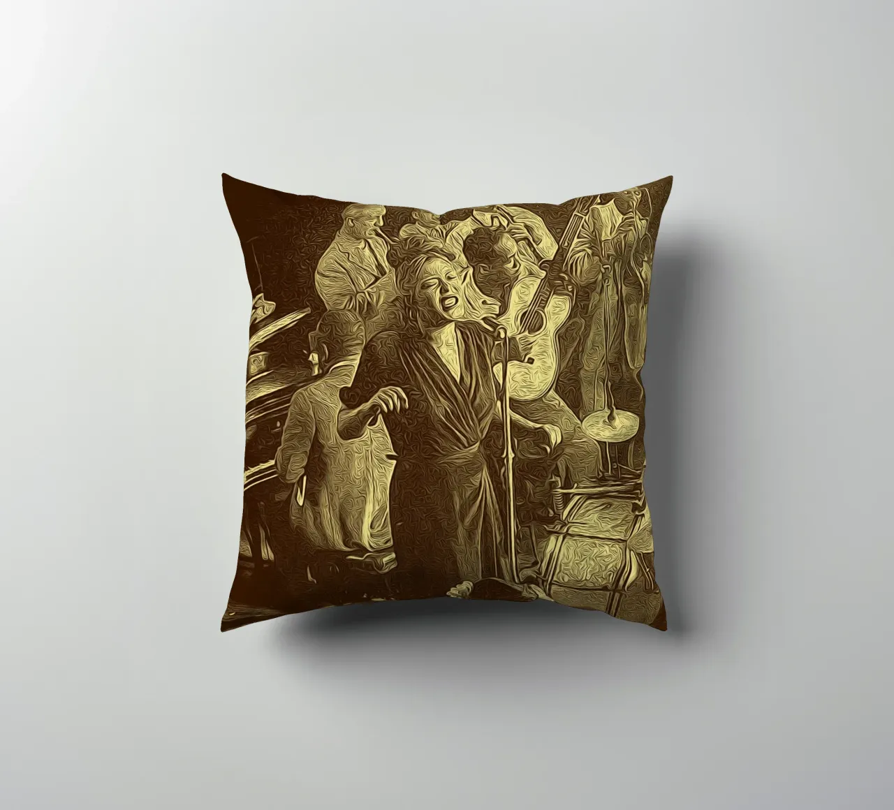 Jazz in full swing cuscino da singpentinksale