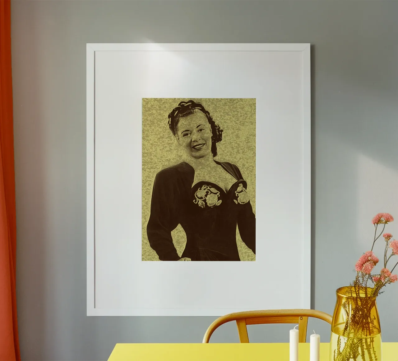 Chic e affascinante poster da singpentinksale