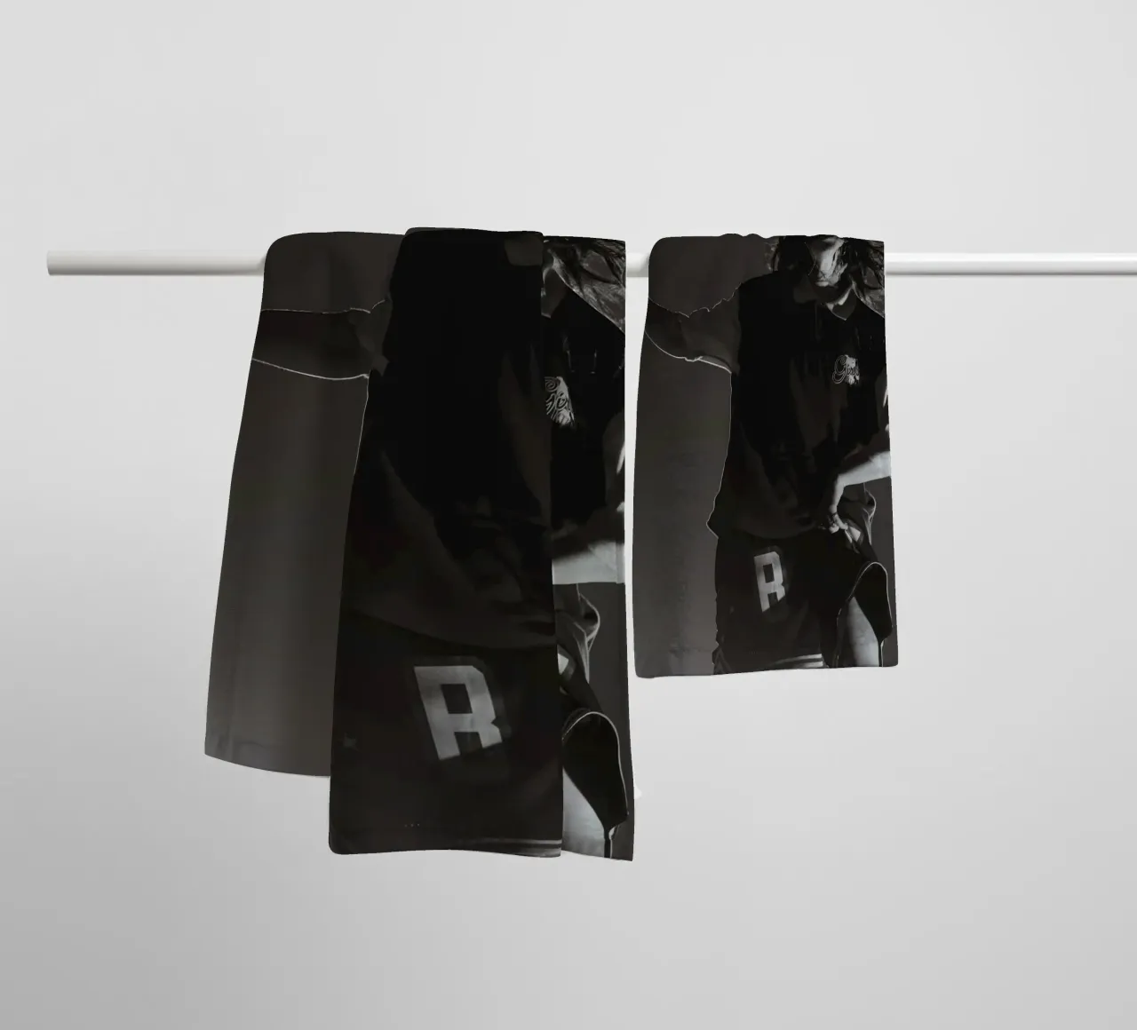 Singer Billie Eilish towel by AudioLibrary
