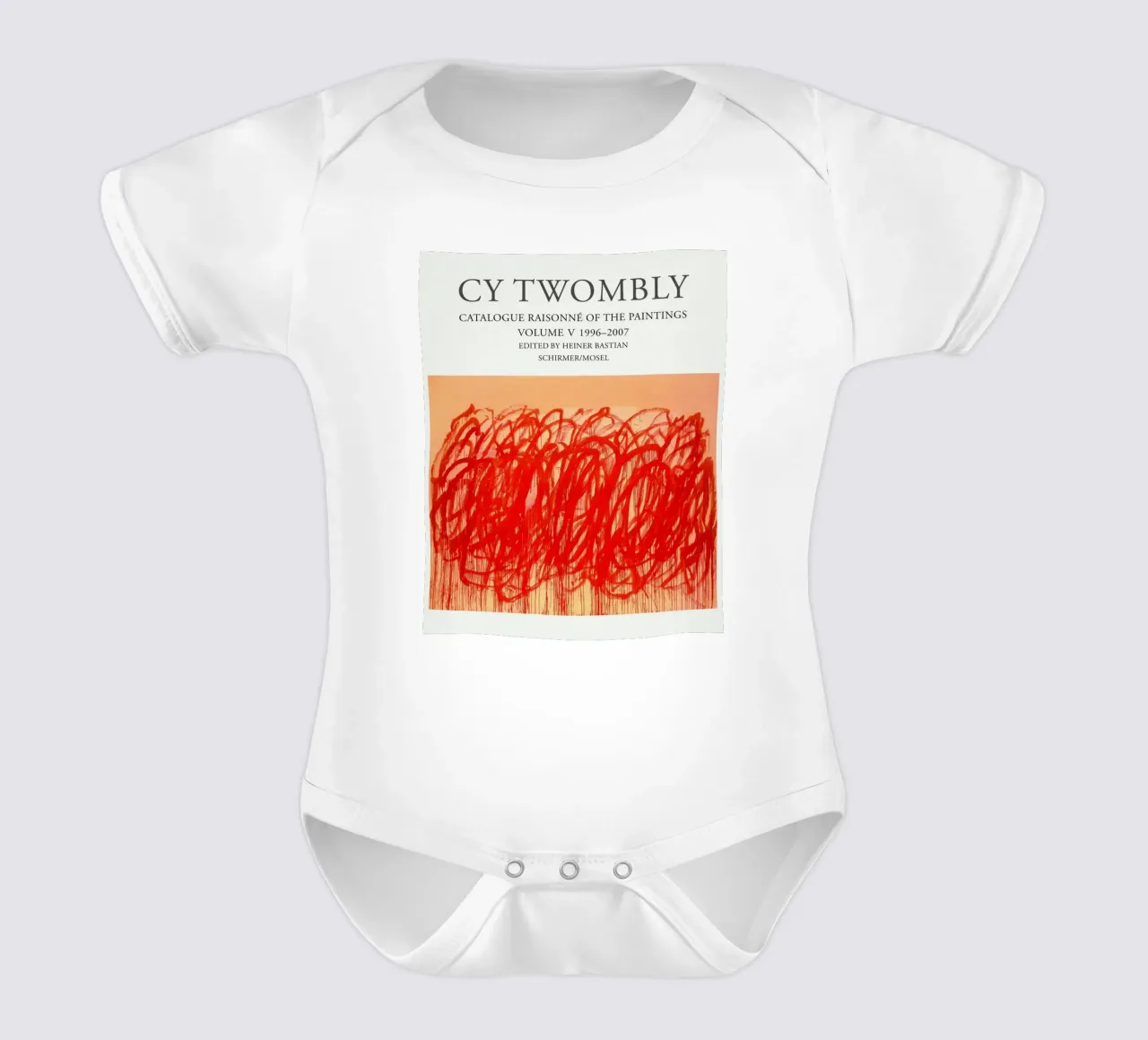 Volume V - Cy Twombly body neonato maniche corte da Albertopant