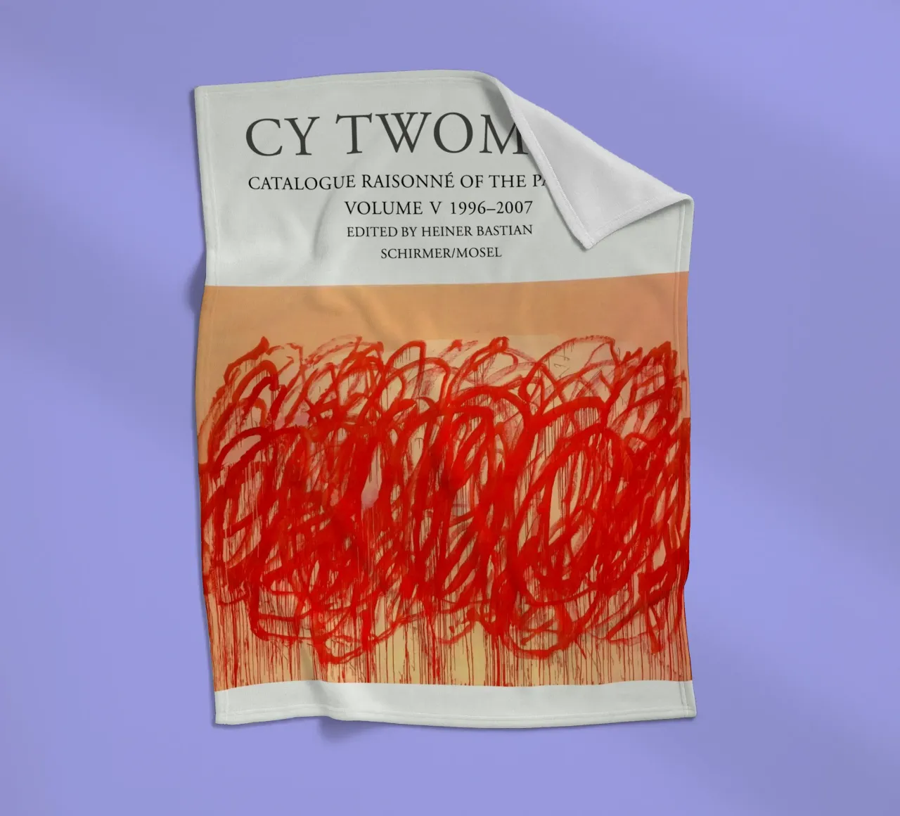 Volume V - Cy Twombly coperta in pile da Albertopant