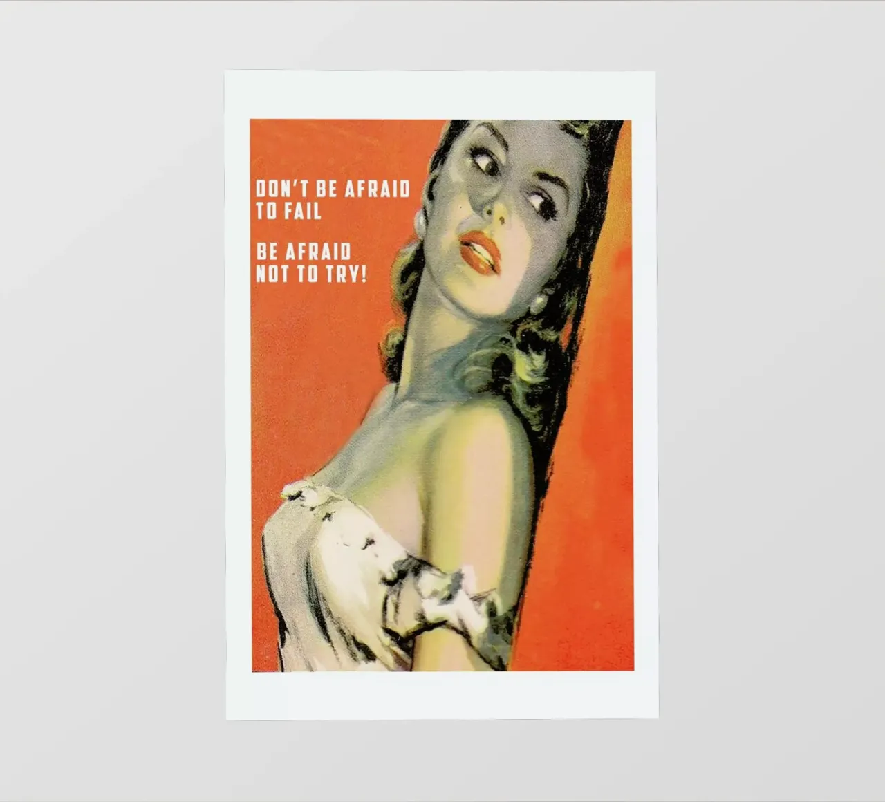 Don't Be Afraid To Fail pellicola backlit da Gallery Print and Art Limited