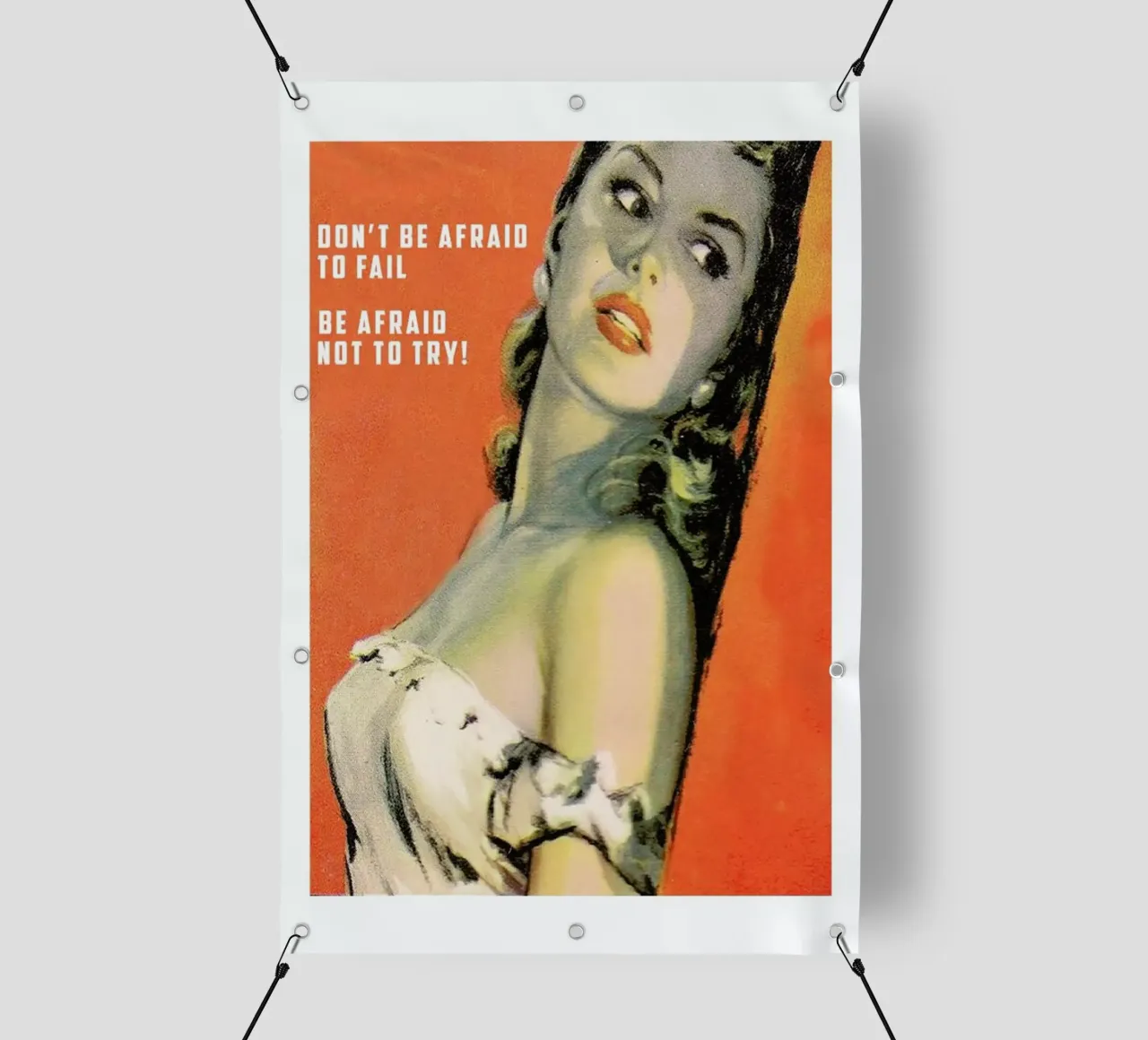 Don't Be Afraid To Fail telo in pvc da Gallery Print and Art Limited
