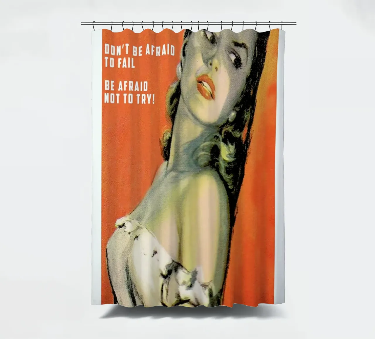 Don't Be Afraid To Fail tenda da doccia da Gallery Print and Art Limited