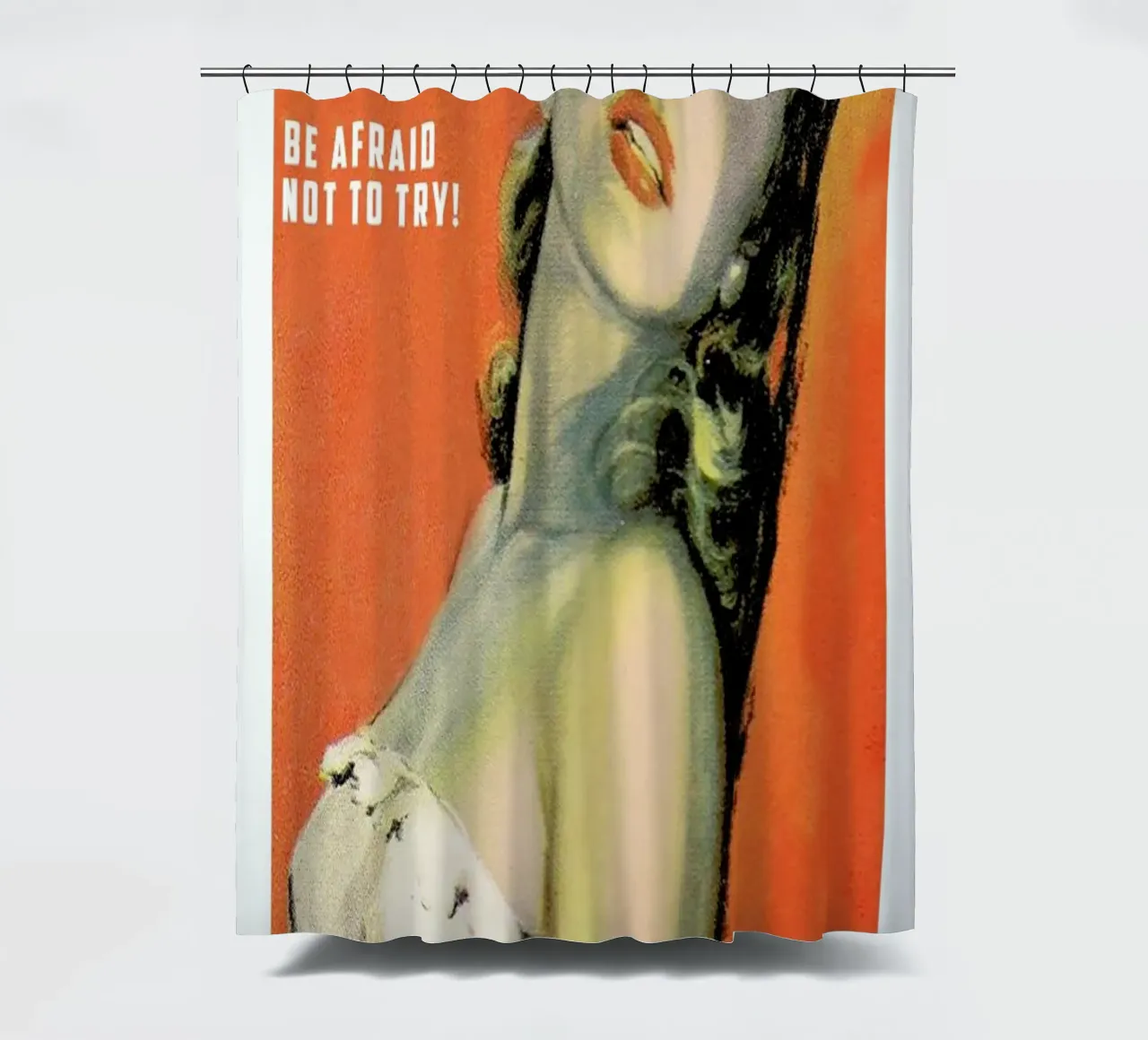 Don't Be Afraid To Fail tenda da doccia da Gallery Print and Art Limited