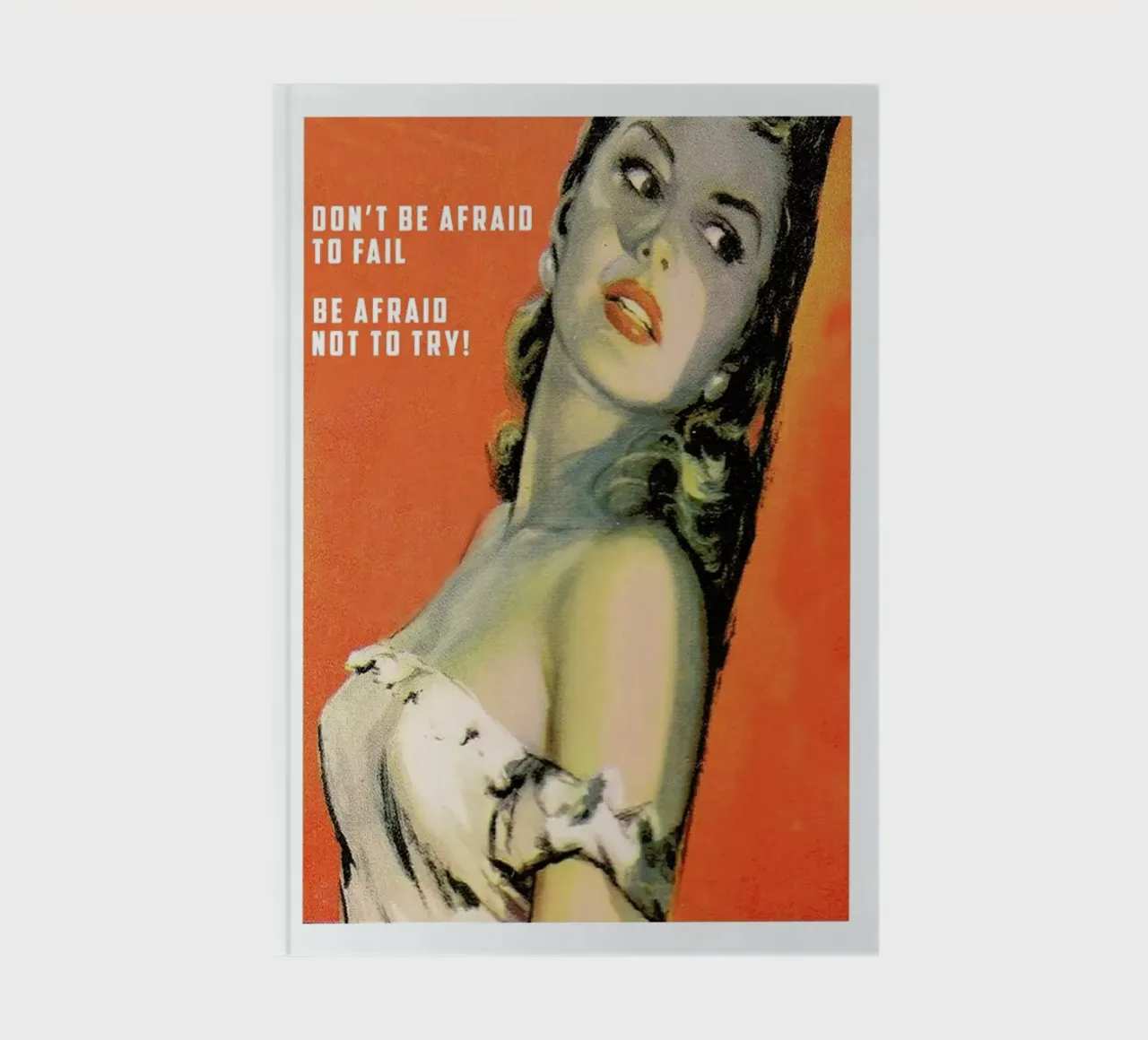 Don't Be Afraid To Fail notebook by Gallery Print and Art Limited