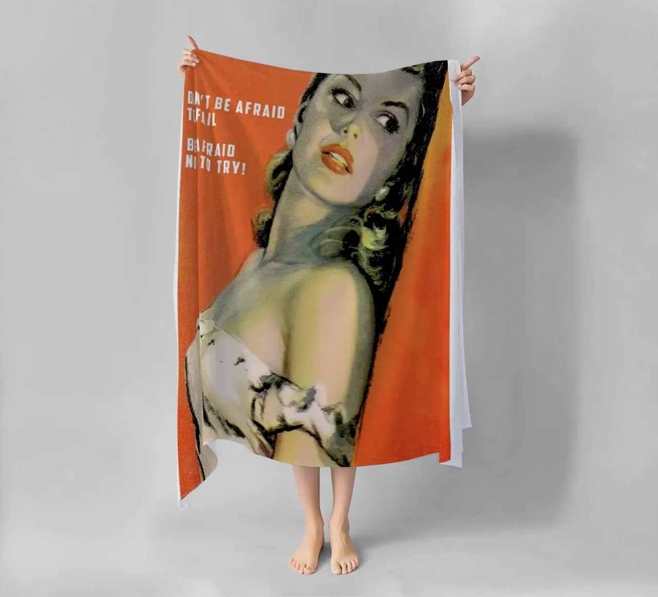 Don't Be Afraid To Fail telo mare da Gallery Print and Art Limited