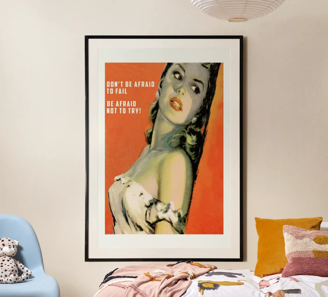 Don't Be Afraid To Fail carta hahnemühle da Gallery Print and Art Limited