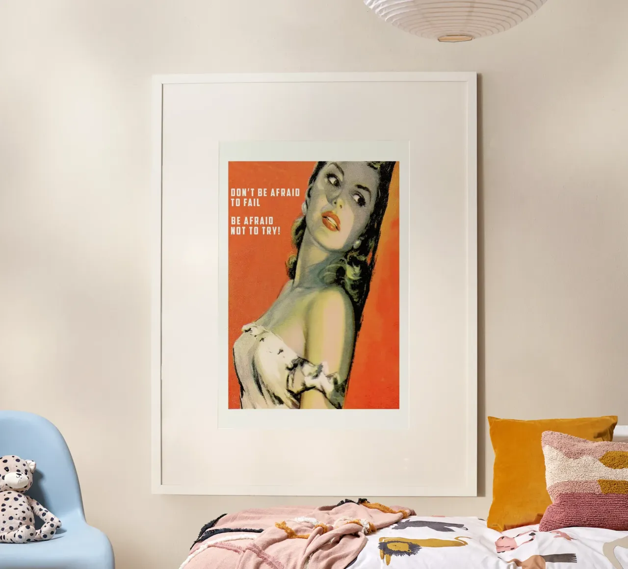 Don't Be Afraid To Fail carta hahnemühle da Gallery Print and Art Limited