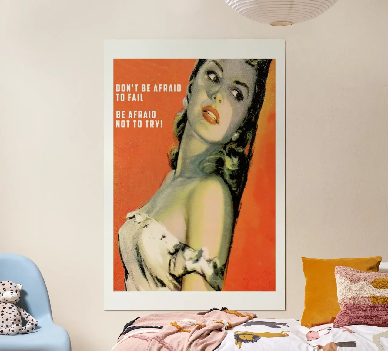 Don't Be Afraid To Fail carta hahnemühle da Gallery Print and Art Limited