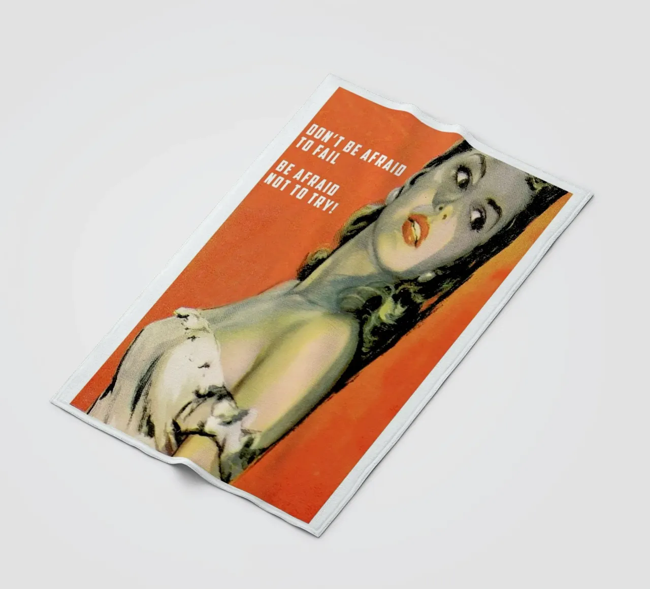 Don't Be Afraid To Fail coperta in pile da Gallery Print and Art Limited