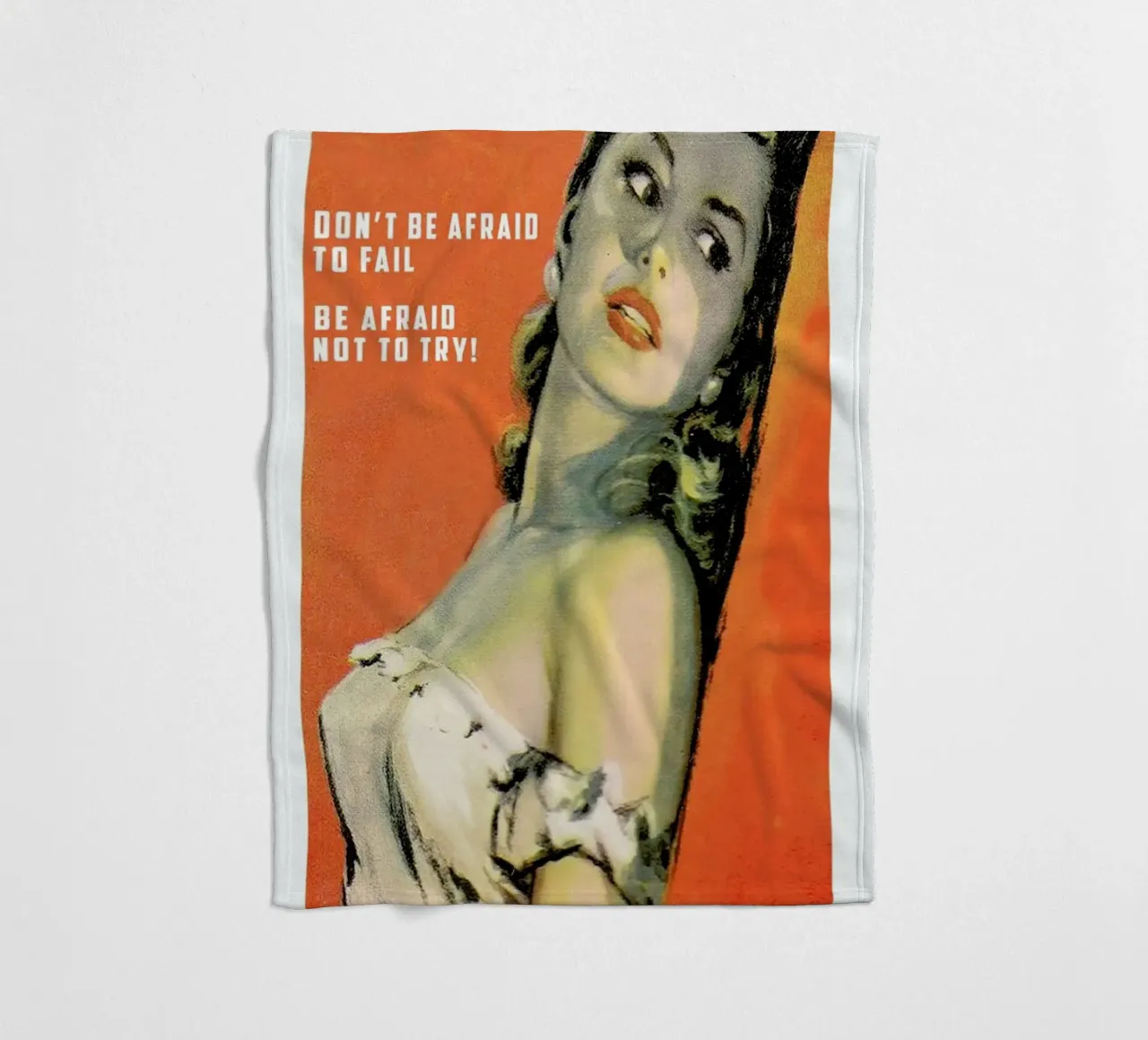 Don't Be Afraid To Fail coperta in pile da Gallery Print and Art Limited