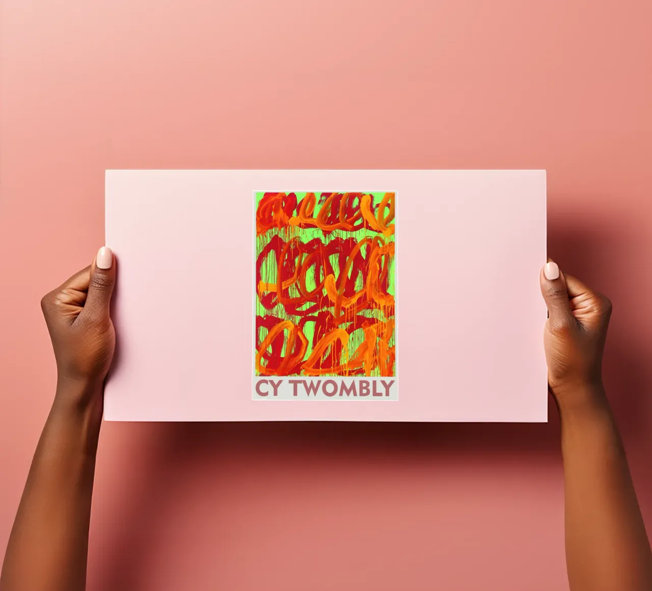 Abstrakter Expressionismus - Cy Twombly Stickerbogen von Albertopant