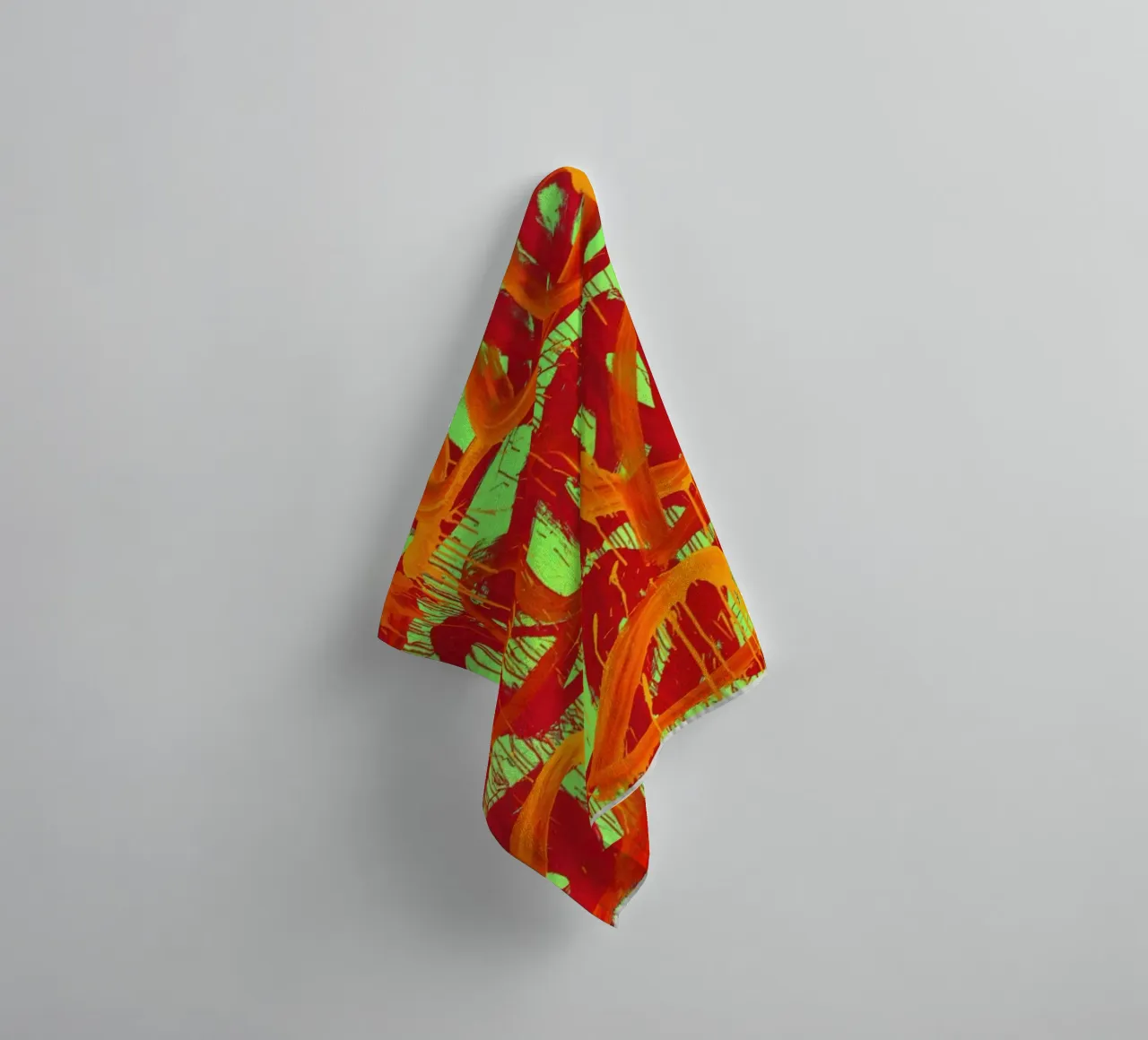 Abstract Expressionism - Cy Twombly towel by Albertopant