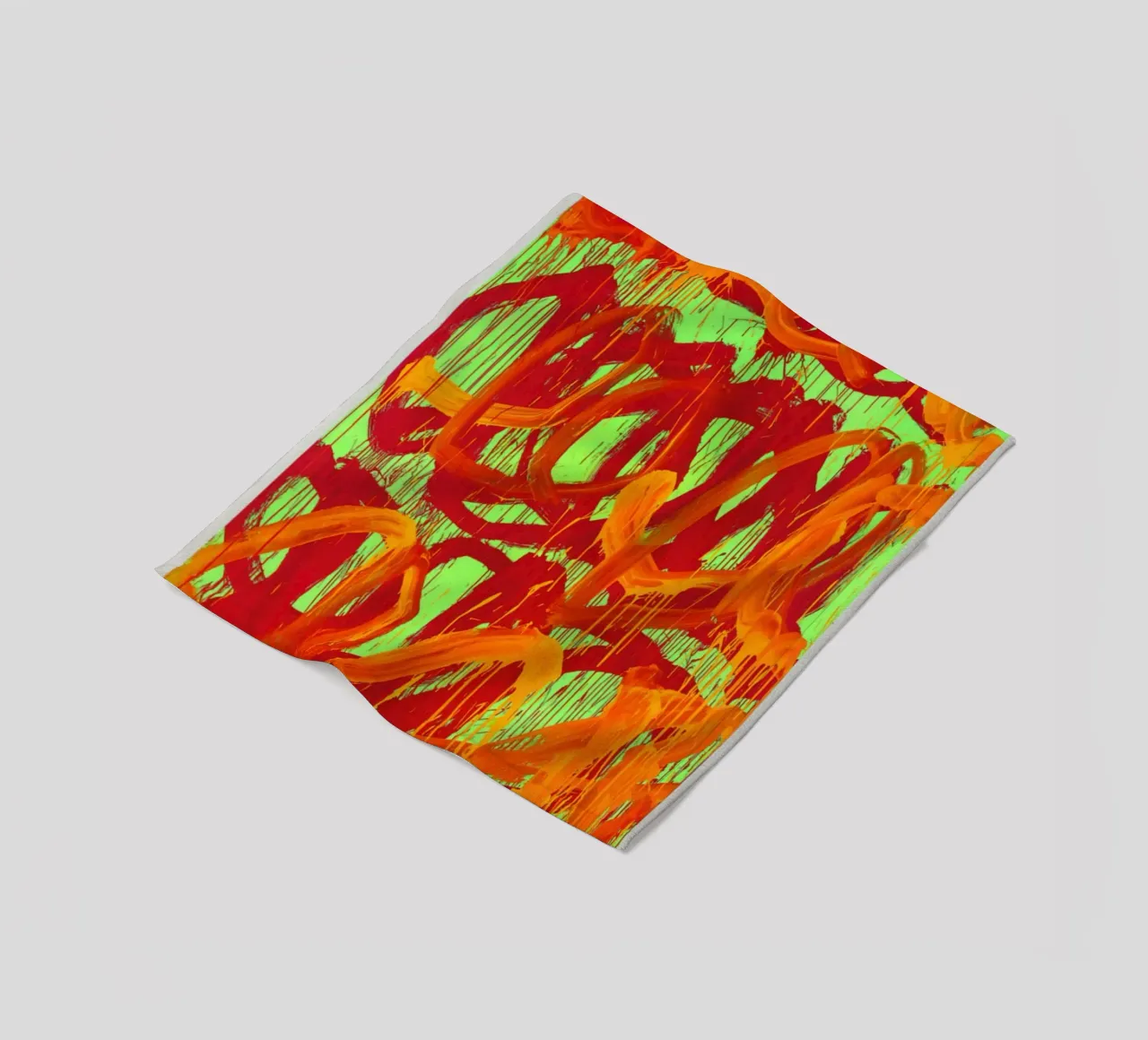 Abstract Expressionism - Cy Twombly fleece blanket by Albertopant
