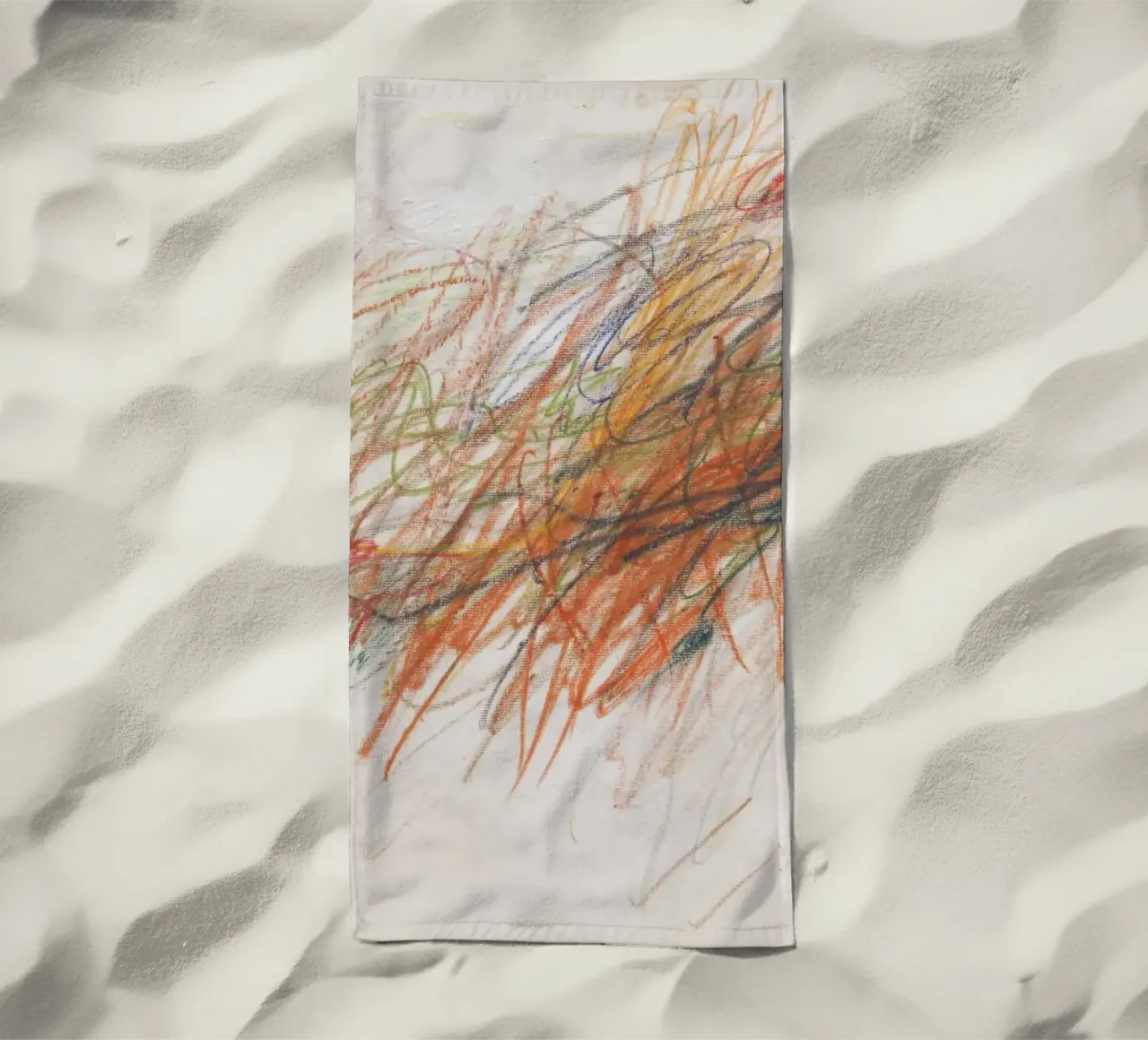 Cy Twombly - Acquerello telo mare da Albertopant