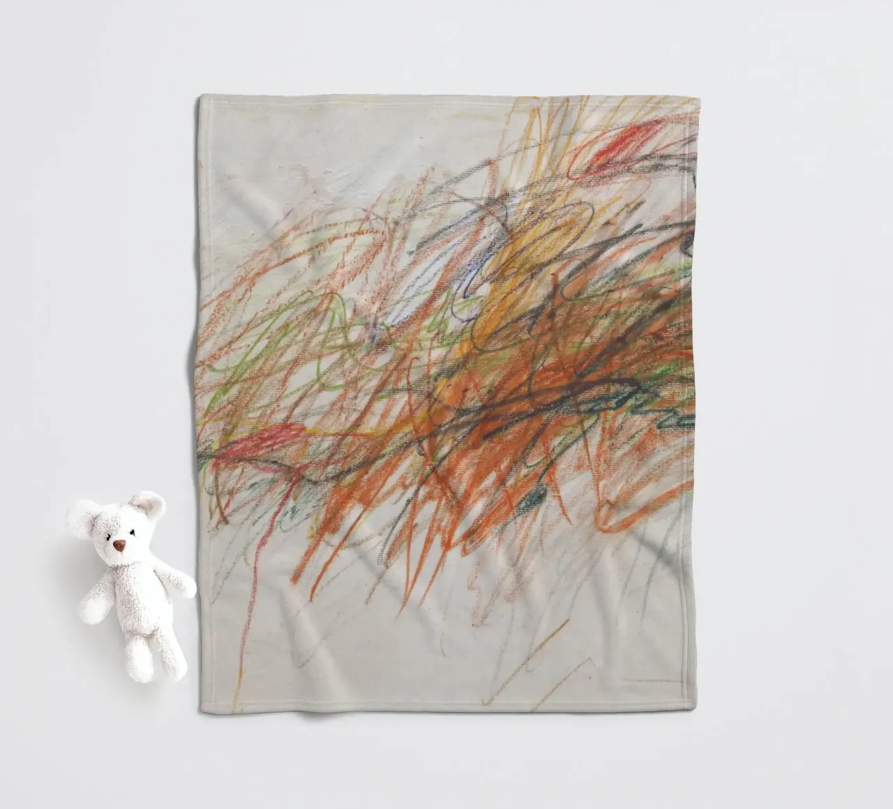 Cy Twombly - Acquerello coperta in pile da Albertopant