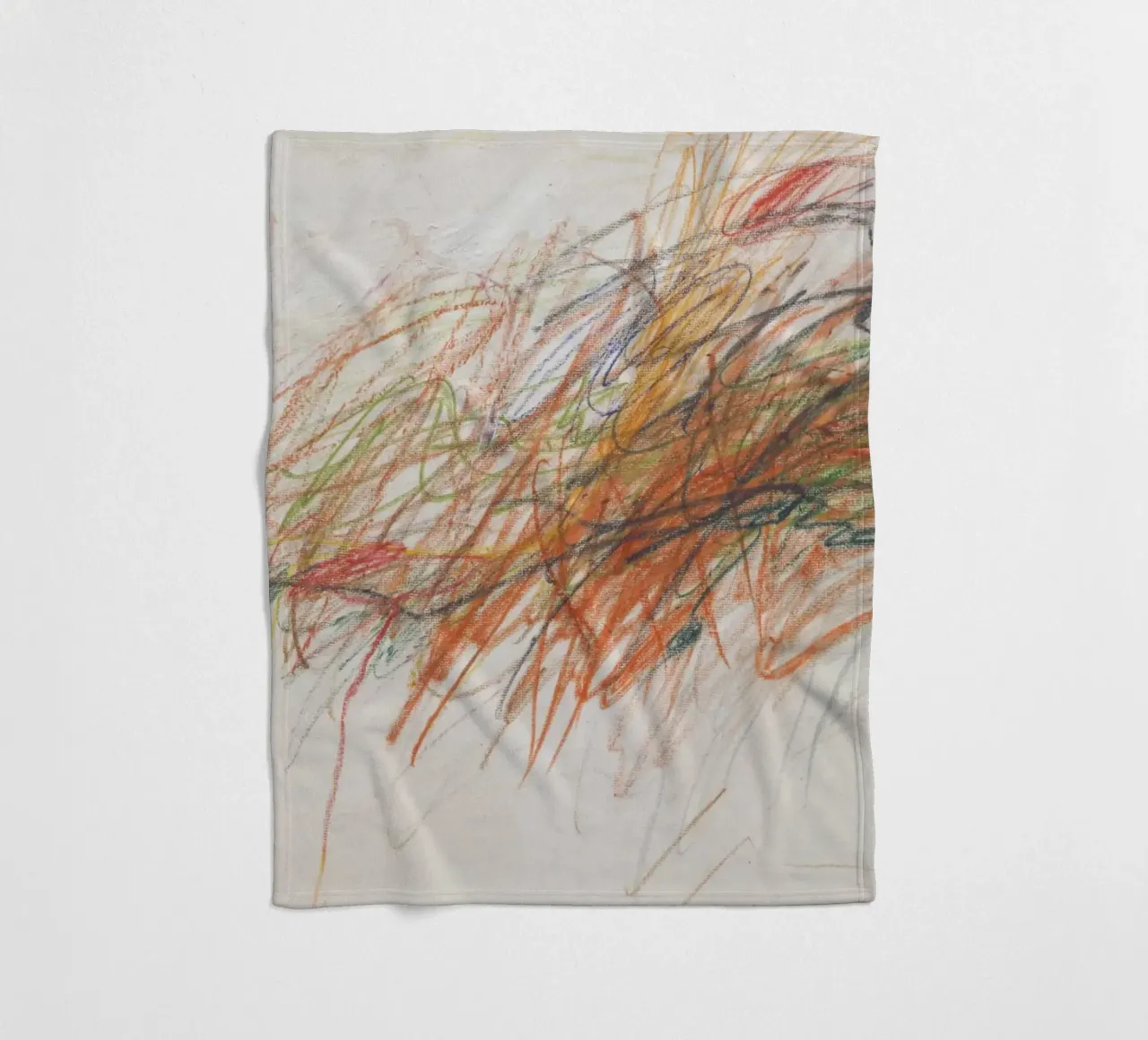 Cy Twombly - Acquerello coperta in pile da Albertopant