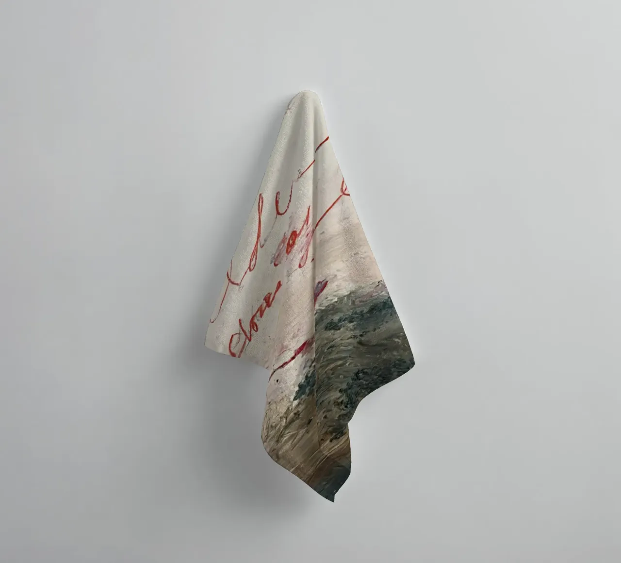 Le rive più selvagge dell'amore - Cy Twombly asciugamano da bagno da Albertopant