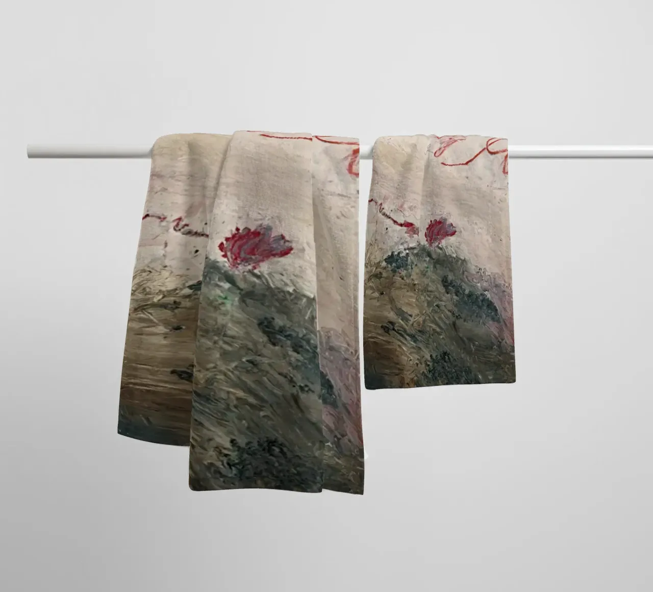 Le rive più selvagge dell'amore - Cy Twombly asciugamano da bagno da Albertopant