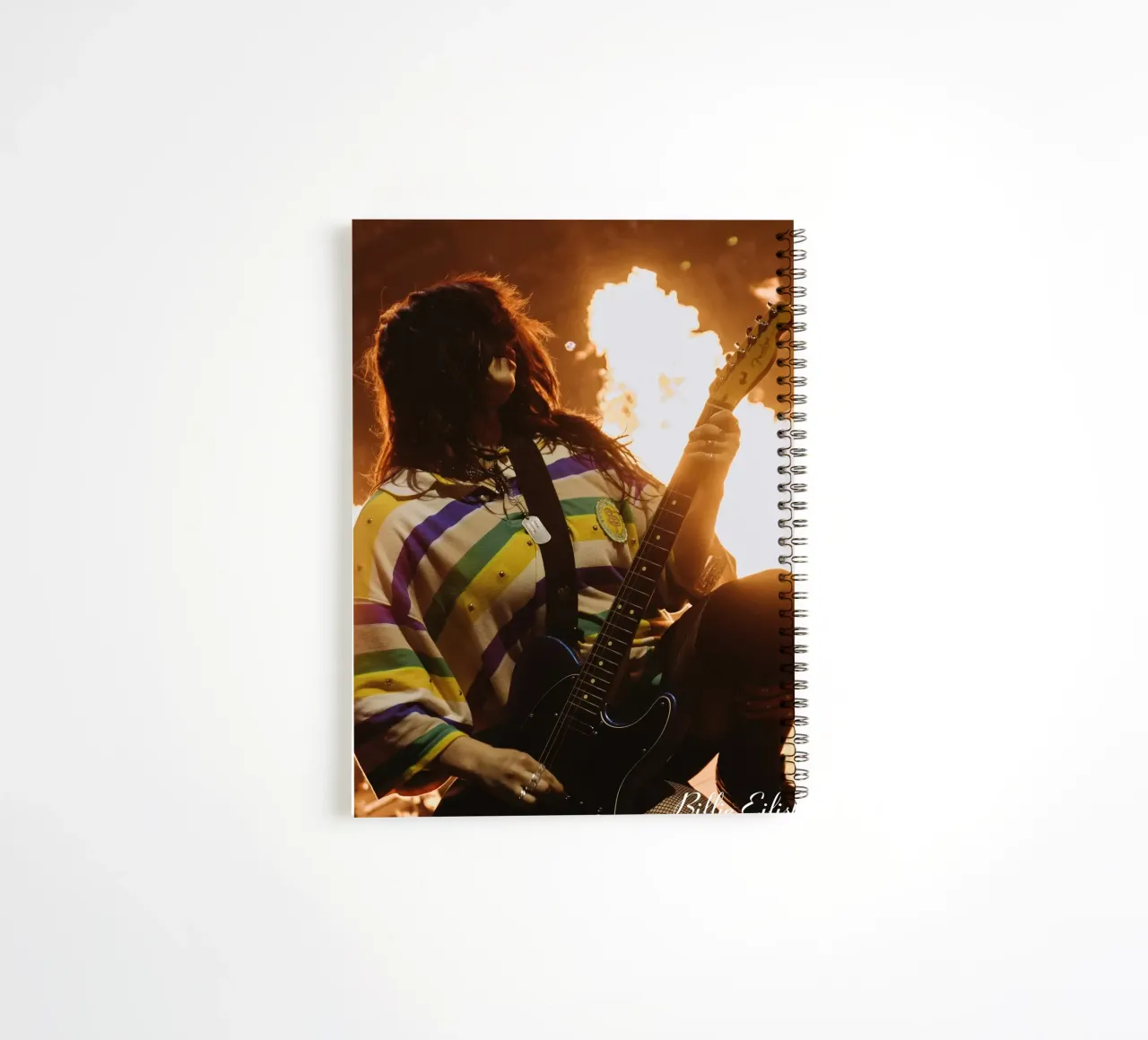Billie Eilish song spiral notebook by AudioLibrary