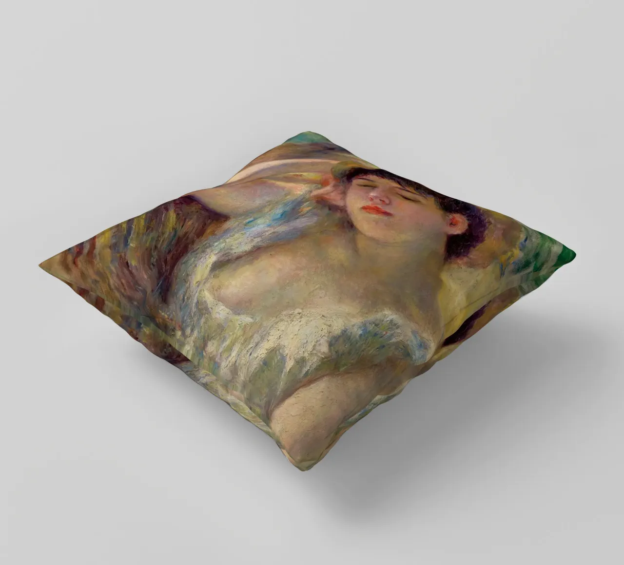 Donna addormentata - Pierre Auguste Renoir cuscino da masonday