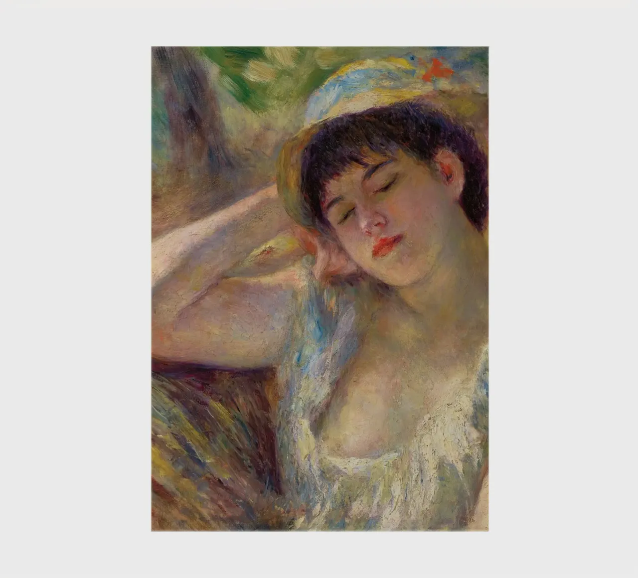 Mujer dormida - Pierre Auguste Renoir cuaderno de masonday