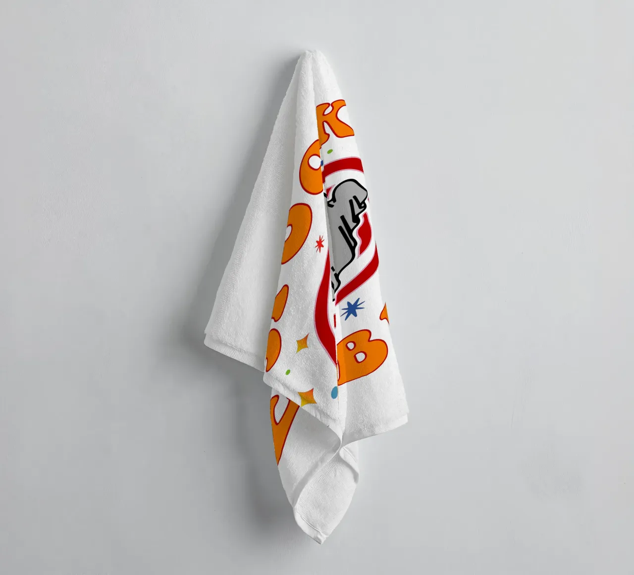 spooky vibes funny ghost towel by onetime