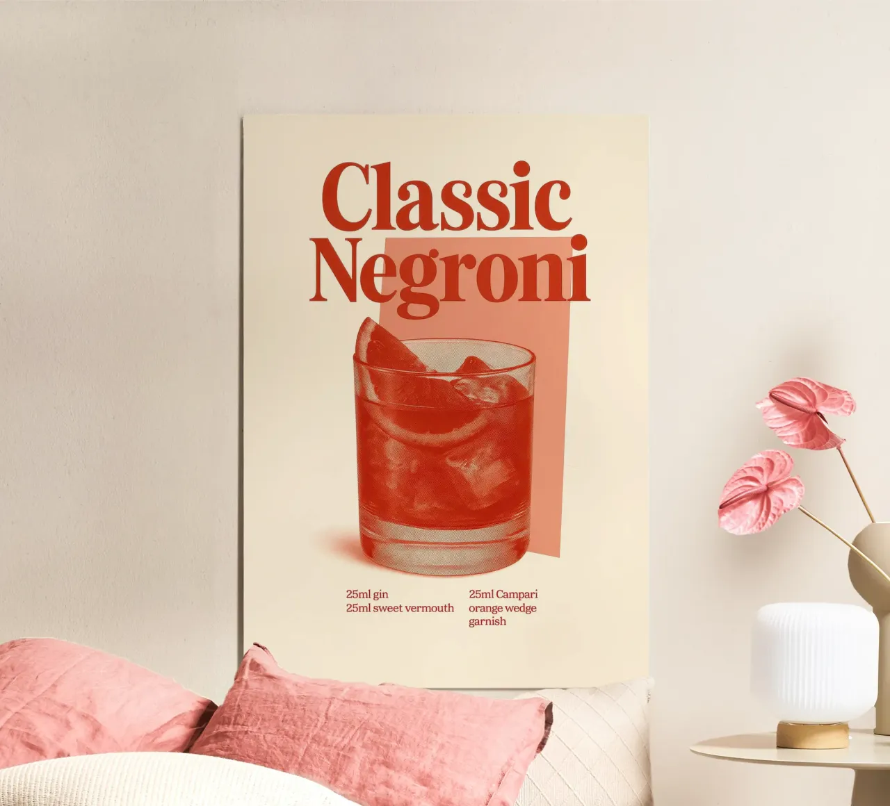 Classic Negroni poster da Attaboy Dsgn