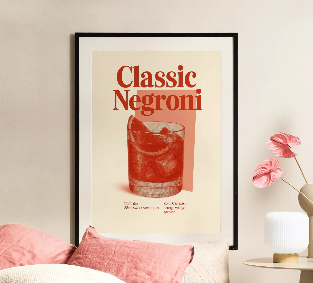 Classic Negroni poster da Attaboy Dsgn