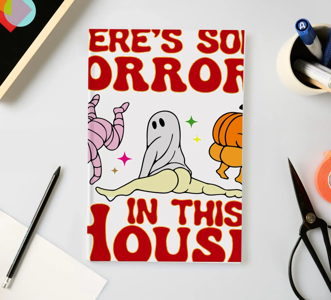 theres some horrors in yhis house notebook by onetime