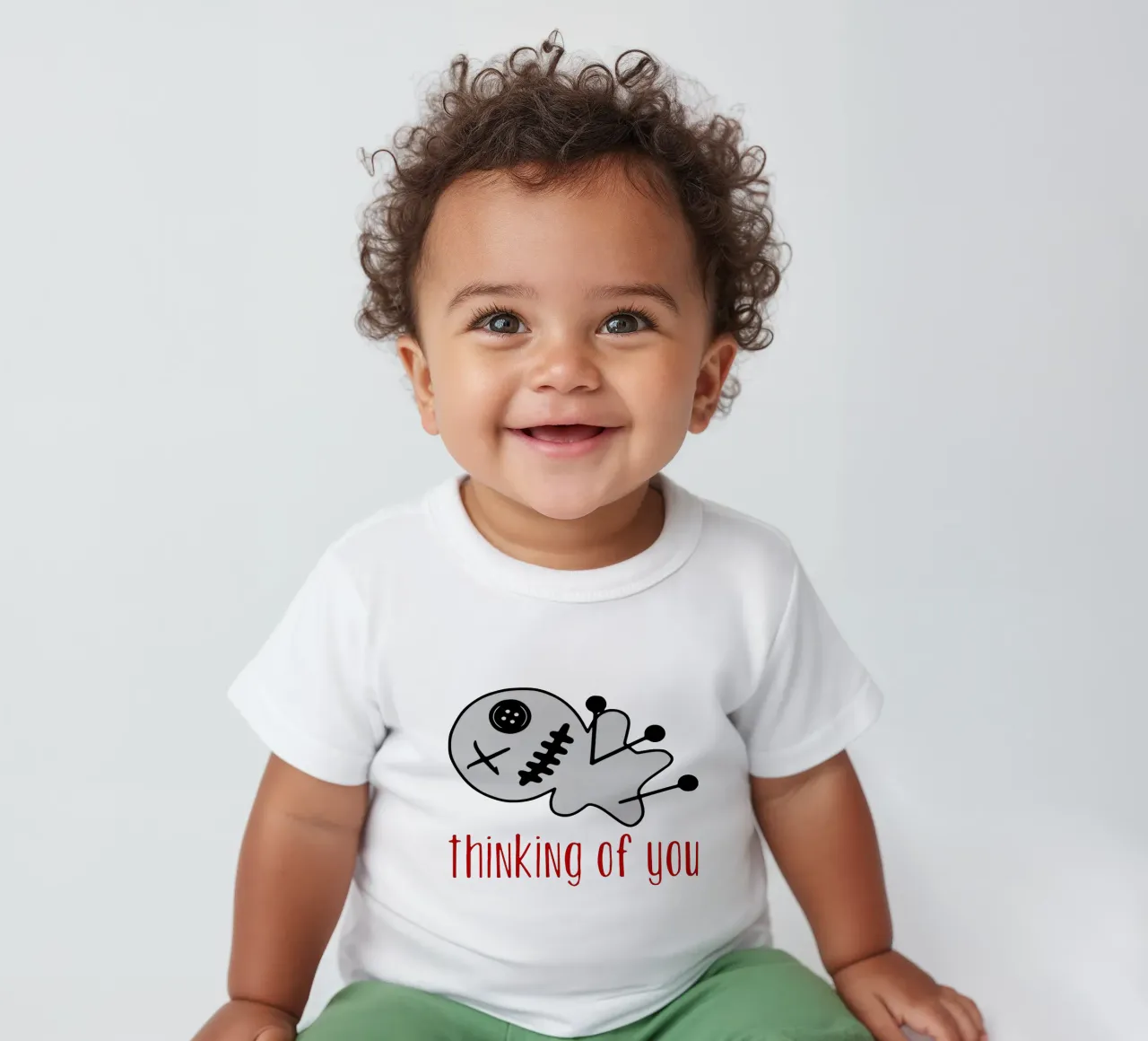 thingking of you baby t-shirt by onetime