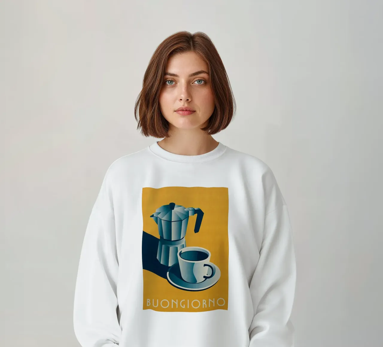 Good Morning Vintage Poster sweatshirt van noahmiss
