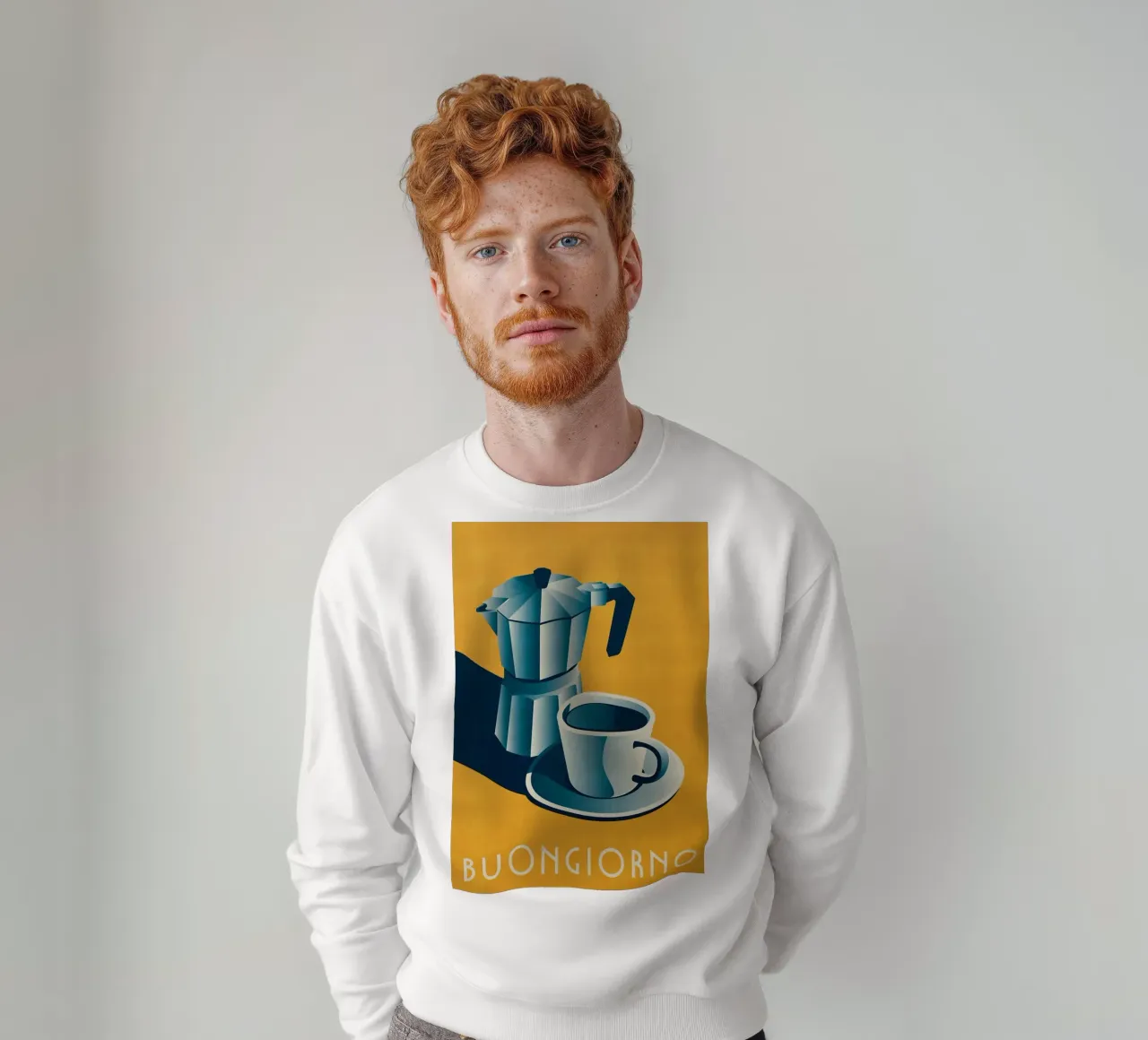 Good Morning Vintage Poster sweatshirt van noahmiss