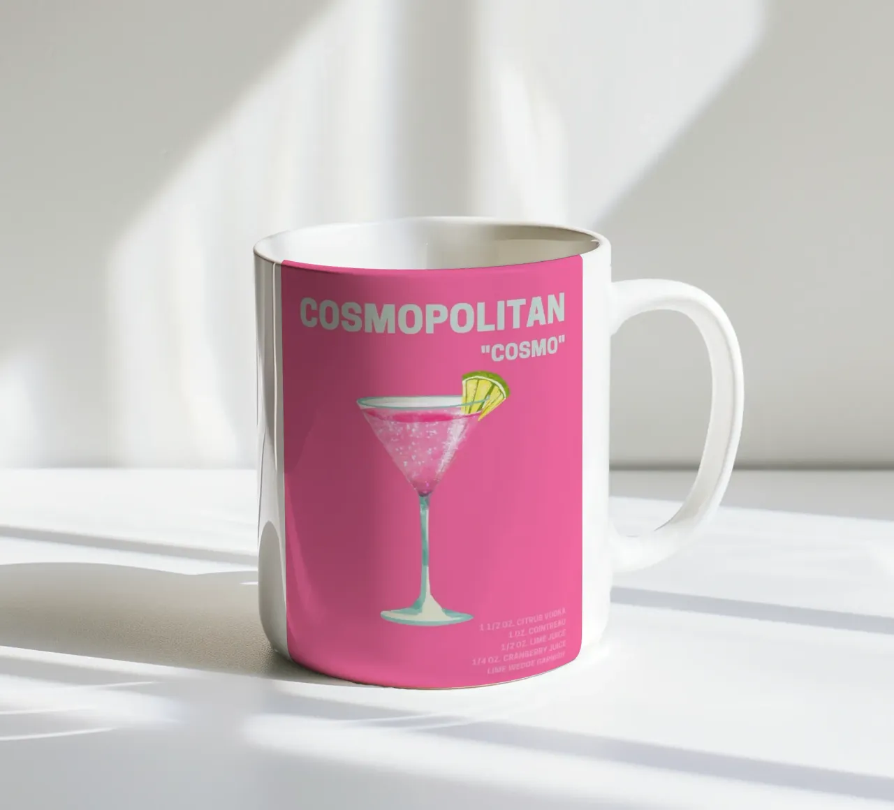 Póster Cosmopolitan Vintage taza de cerámica de noahmiss