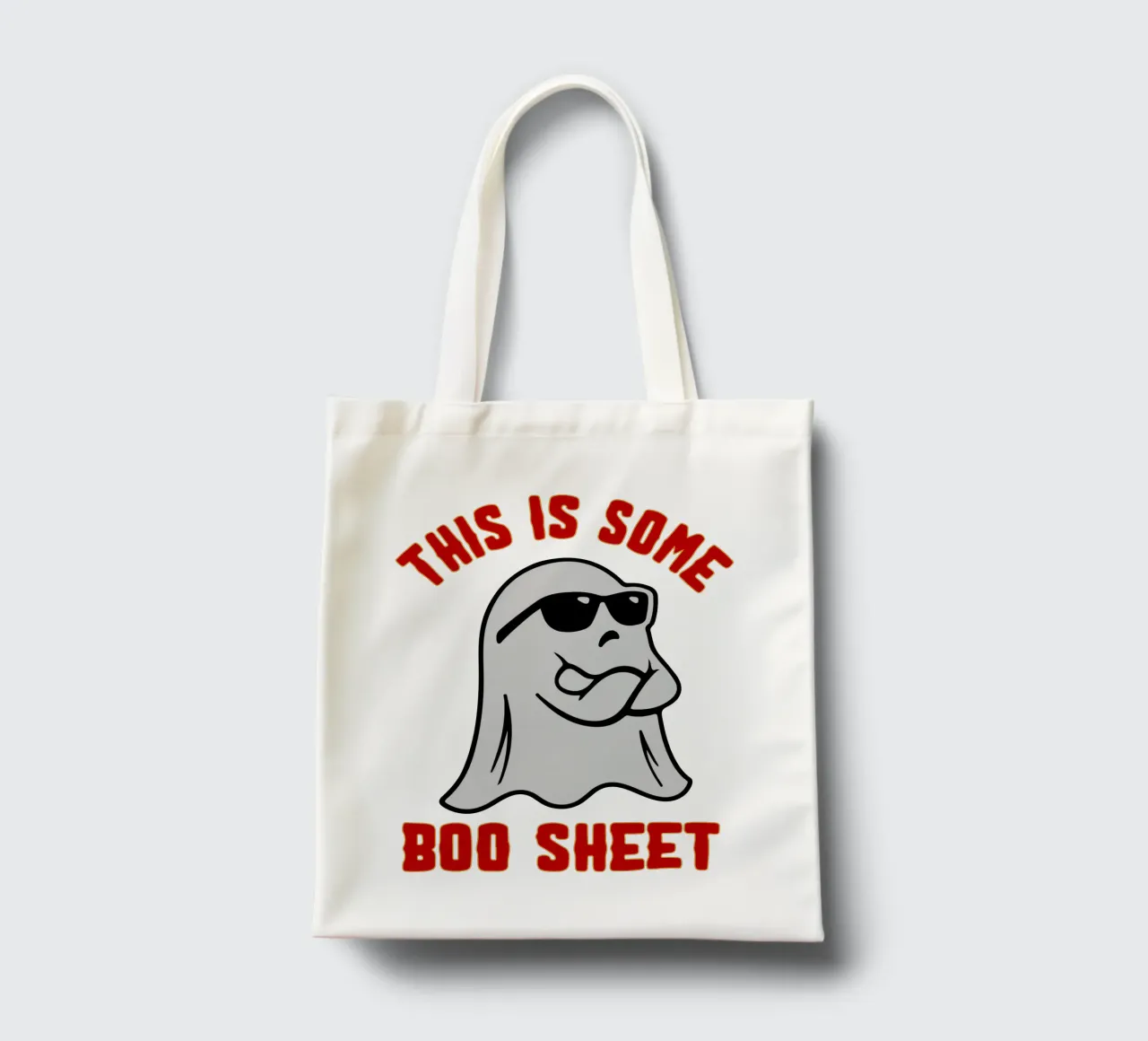 questo foglio boo di haloween borsa in juta da onetime