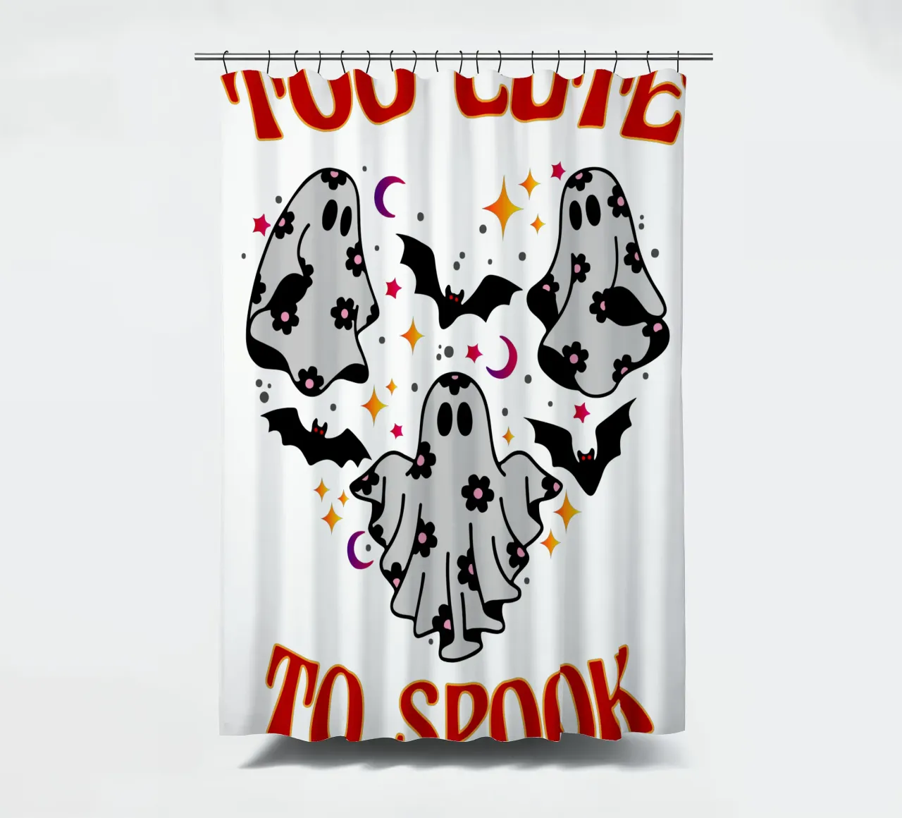 too cute to spook shower curtain by onetime